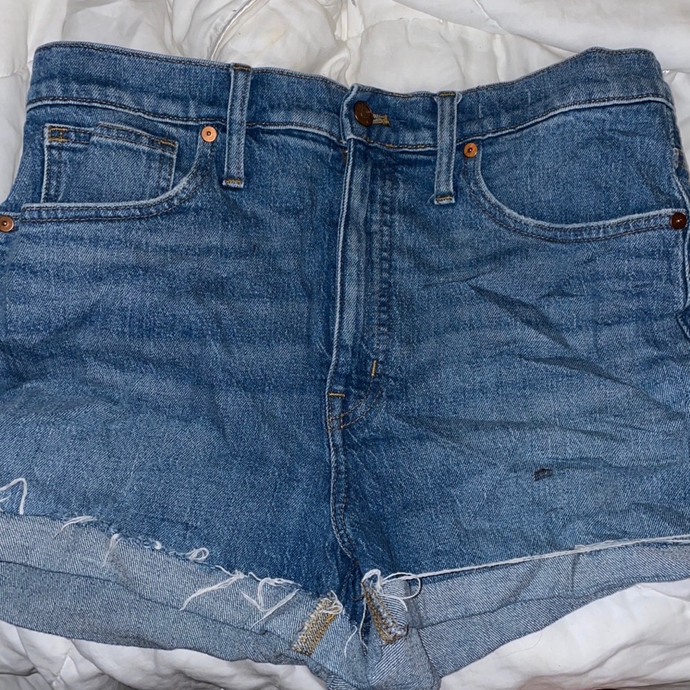 Madewell high rise shorts
